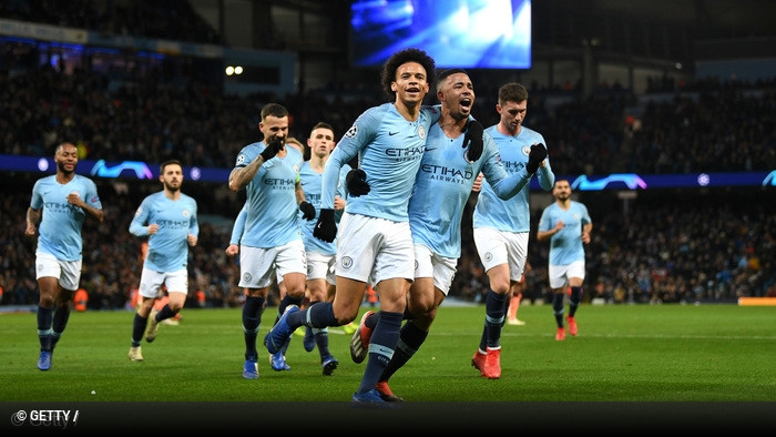 Manchester City x TSG Hoffenheim - Liga dos Campeoes 2018/2019 - Fase de GruposGrupo FJornada 6